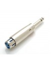 單聲道 6.5 JACK 頭 轉卡農音頻 公/母 轉接頭 單聲道 6.5 JACK 頭 轉卡農音頻 公/母 轉接頭